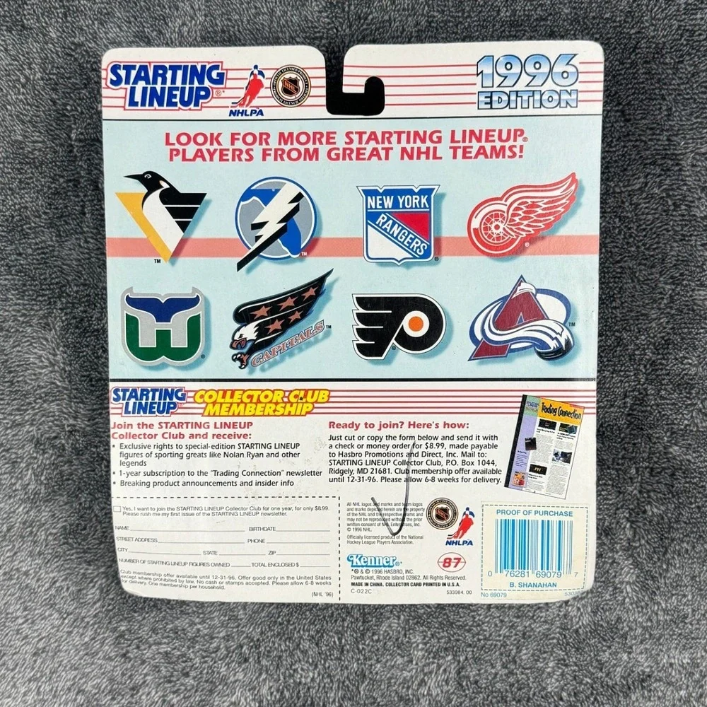 Kenner‎ 1996 Starting Lineup Brendan Shanahan Hartford Whalers NHL Figure New